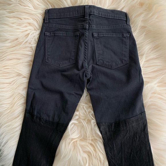 J Brand Leather Panel Pistol Pants Size 23/24 - Picture 5 of 8